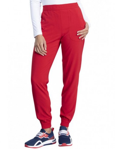 DK050/RED spodnie damskie medyczne Dickies