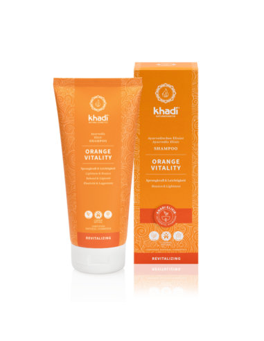 Rewitalizujący szampon do włosów Khadi – Pomarańcza 200 ml