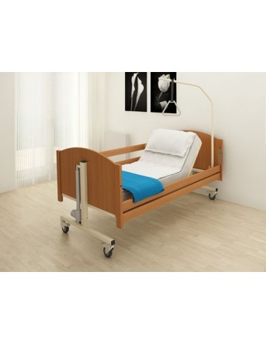Łóżko rehabilitacyjne Taurus z leżem drewnian